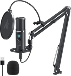 Микрофон Maono AU-PM422 с стойкой-держатель пантограф , Black