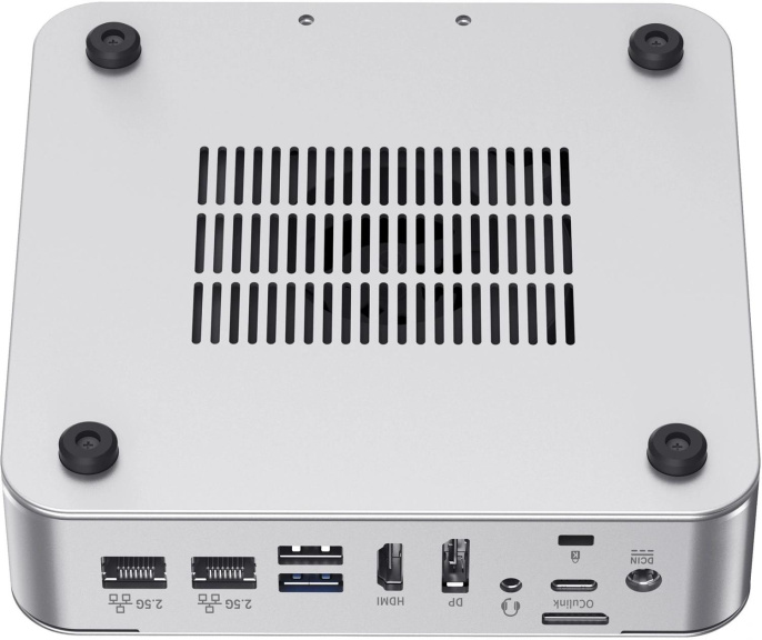 Неттоп Acer Gadget E10 ERBox X Ryzen 7 H 255 3.8 16Gb SSD512Gb 780M Windows 11 Pro 2x2.5GbitEth WiFi BT 120W серебристый (23478416)