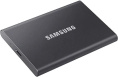 Внешний диск SSD Samsung T7 4ТБ MU-PC4T0T/WW, USB 3.2 Gen 2, запись - 1000МБ/с, чтение - 1050МБ/с, черный