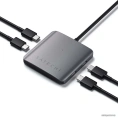 USB-C хаб Satechi Aluminum 4 порта Интерфейс USB-С. Цвет: Серый космос (ST-UC4PHM)