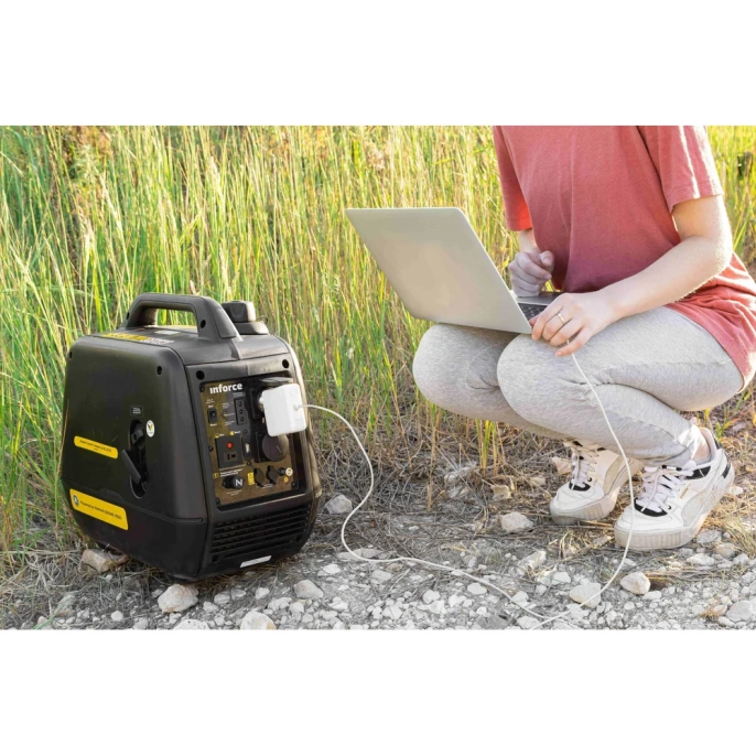 Инверторный генератор Inforce Yamaha Engine; 2 кВт; USB; тихий IGC 2000 04-03-23
