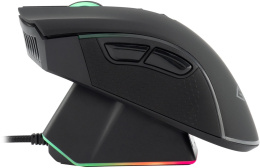 Мышь беспроводная GMNG GG-MS400WO, игровая, радио, оптическая, USB, 10000dpi, черный [1899942]