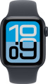 Смарт-часы Apple Watch SE 3 GPS 40mm Midnight Al Case Midnight Sport Band S/M A3324 MEH94LW/A поддержка iOS, экран OLED, шагомер, пульсометр, высотомер, акселерометр, гироскоп, время работы: 32 часов, корпус: алюминий, браслет: силикон