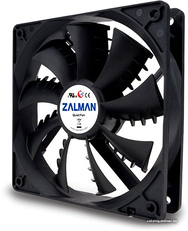 Вентилятор для корпуса Zalman ZM-F2 Plus SF крепление на винтах, подшипник скольжения sleeve , 1500об/мин, 23dB A , 92х92х25мм, 70г