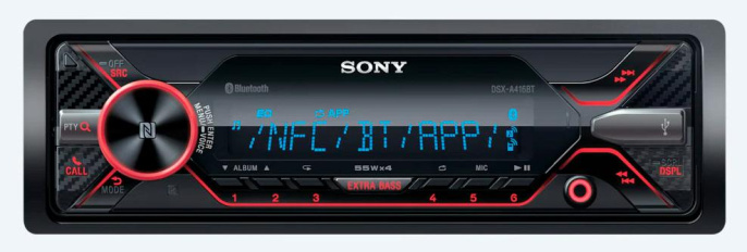 Автомагнитола Sony DSX-A416BT