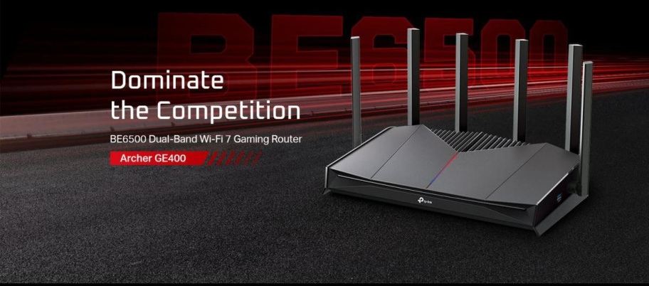 TP-Link выпустила игровой Wi-Fi 7-роутер Archer GE400