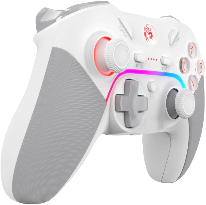 Геймпад A4Tech Bloody GPW70 Sports белый USB Беспроводной виброотдача обратная связь GPW70 SPORTS WHITE