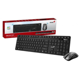 Комплект клавиатура+мышь беспроводной GENIUS KM-8216S черный (USB, 1600dpi) (31340018402)