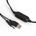 Акустическая система 2.0 ExeGate Accord 210 (питание USB, 2х3Вт (6Вт RMS), 60-20000Гц, цвет черный, RGB подсветка, Color Box) EX289680RUS