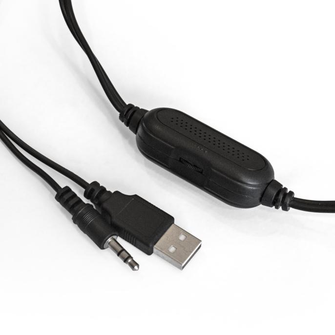Акустическая система 2.0 ExeGate Accord 210 (питание USB, 2х3Вт (6Вт RMS), 60-20000Гц, цвет черный, RGB подсветка, Color Box) EX289680RUS