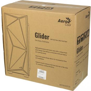 Корпус ATX Aerocool Glider Cosmo-G-BK-v1, Midi-Tower, без БП,  черный