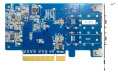 Сетевая карта QNAP Expansion Card QXG-25G2SF-CX6 PCIe Gen4 x8, iSER, 2x25GbE SFP28