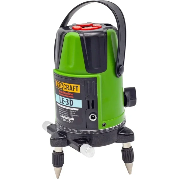 Лазерный уровень PROCRAFT Green Line LE-3D LE3D