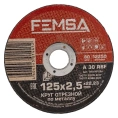 Диск отрезной по металлу ST 125x2.5x22 мм FEMSA 1401001004
