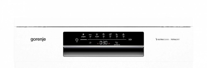 Посудомоечная машина Gorenje GS642C90W 2 корзины , полноразмерная, напольная, 59.9см, загрузка 14 комплектов, белая