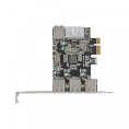 Контроллер ExeGate EXE-367 (PCI-E x1 v2.0, 3*USB3.0 ext. + 1*USB3.0 int., разъем доп.питания, VIA Labs Chipset VL805) EX283720RUS