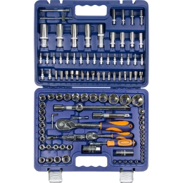 Набор инструмента 1/2 Dr и 1/4 Dr 108 предметов HELFER HF000012