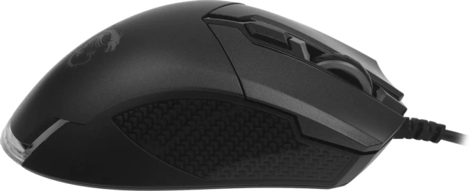 Мышь проводная MSI Clutch GM50, игровая, оптическая, USB, 7200dpi, черный [s12-0401770-pa3]