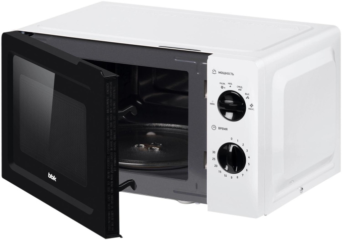 BBK 17MWS-783M/W W Микроволновая печь, 17 л, 700 Вт, белый