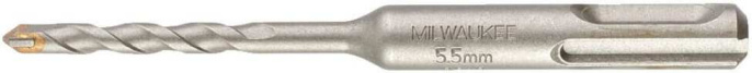 Бур Milwaukee SDS+ Contractor 5.5x110 (4932471215) (твердосплавный наконечник, с 2 режущими кромками, двухспиральная конструкция)
