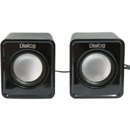 Dialog Colibri AC-02UP BLACK {акустические колонки 2.0, 5W RMS, питание от USB}