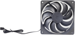 Вентилятор Digma DFAN140PWM-1BK 140мм, 4-pin, 1500об/мин, 11 - 28 дБ, черный, Ret