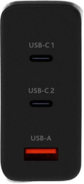 Сетевое зарядное устройство TTEC 2SCG03S SmartCharger 65W PD/GAN USB-C Travel Charger. Цвет: черный