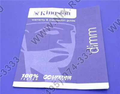 Оперативная память Kingston ValueRAM KVR1333D3N9/2G DDR3 DIMM 2Gb PC3-10600 CL9