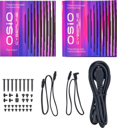 ПК Osio CyberLine C59i i5 12400F 2.5 16Gb SSD1Tb RTX3050 6Gb без ОС GbitEth 550W черный С59I-001B