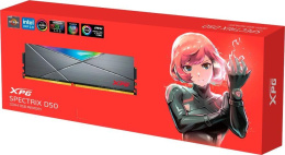 Память DDR4 16GB 3600MHz A-Data AX4U360016G18I-ST50 XPG Spectrix D50 RGB RTL Gaming PC4-28800 CL18 DIMM 288-pin 1.35В single rank с радиатором Ret