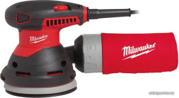 Эксцентриковая шлифмашина Milwaukee ROS 125 E 4933433180 14000-26000 колебаний/мин, питание: сеть, 300 Вт, частота вращения на холостом ходу: 7000-12000 об/мин, диапазон колебаний: 2,4 мм, диаметр