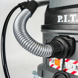 Пылесос P.I.T. PVC40-C (строительный, электрический, 1600Вт, розетка 2кВт, коннектор, 40л, сух/мокр)