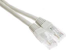 Патч-корд PREMIER PP6U-0.5M литой (molded), UTP, кат.6, 0.5м, 4 пары, 24AWG,  алюминий омедненный,  многожильный,  серый