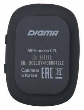 MP3 плеер Digma C2L flash,  4ГБ,  серый
