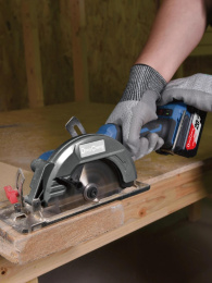 Циркулярная пила DONGCHENG DCMY140S, 140мм, аккумуляторная, 20В, без АКБ, без ЗУ [dcmy140s(type z)]