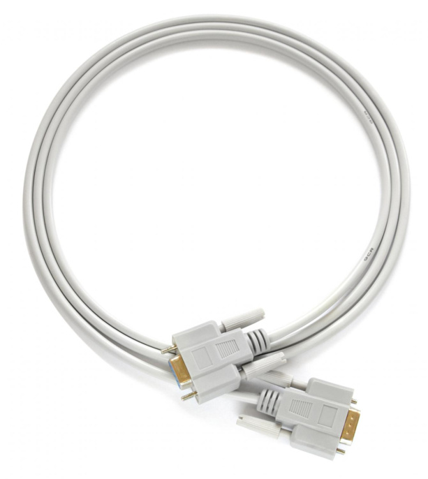 Greenconnect Кабель 1.5m 0-модемный COM линковочный, DB9/DB9 9F/9F, серый, 30 AWG, GCR-51477