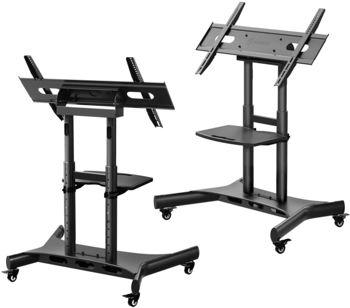 Стойка для телевизора Onkron TS1380 черный 50"-83" макс.70кг напольный мобильный (13416632)