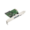 Контроллер ExeGate EXE-323 (PCI-E x1 v2.0, 2*USB3.0 ext. + 1*Type-C, разъем доп.питания, VIA Labs Chipset VL805) EX283719RUS