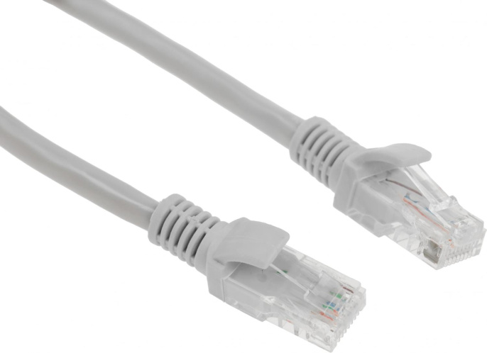 Патч-корд PREMIER PP6U-0.25M литой molded , UTP, кат.6, 0.25м, 4 пары, 24AWG, алюминий омедненный, многожильный, серый