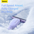 Кабель Baseus P10355700511-00 Pudding Series Fast Charging USB to iP 2.4A 1.2m Nebula Purple передача данных: 480 Мбит/с, поддержка быстрой зарядки