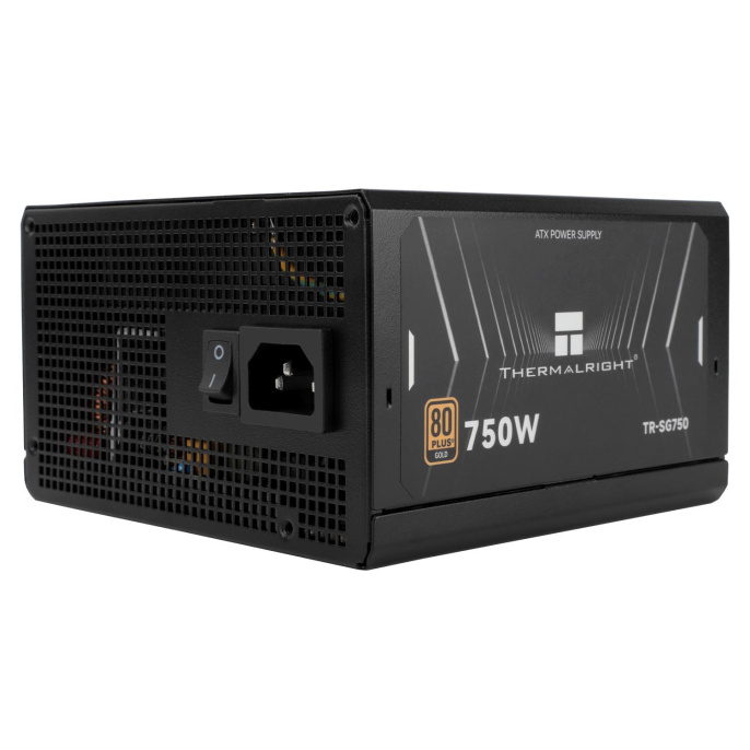 Блок питания 750W/ Power Supply Thermalright, 750W 80+ Gold ATX, 3.1, PCIe 5.1, Full modular, 1x24 20+4 pin 600mm, 2xCPU 8 4+4 pin 650mm, 2xPCIe*2 8 6+2 pin 650+150mm, 1x12VHPWR PCIe 5.1 12+4pin 600mm, 2xSATA*4 450+150+150+150mm, 1xMOLEX4pin*3 500+150+15 