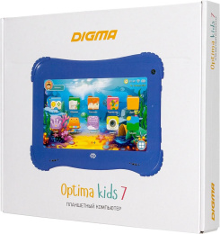 Планшет Digma Optima Kids 7 RK3126C 1.2 4C RAM1Gb ROM16Gb 7" IPS 1024x600 Android 8.1 разноцветный 2Mpix 0.3Mpix BT WiFi microSD 128Gb 2500mAh