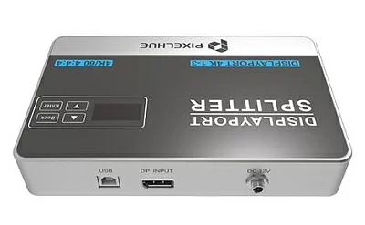 Видеоразветвитель PIXELHUE 4к displayport 1-3 Extender DisplayPort 4K 1-3