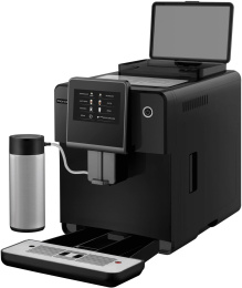 Кофемашина автоматическая Rondell RDE-1110,  19Бар,  с автоматическим капучинатором,  черный