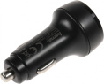 Автомобильное зарядное устройство HAMA H-183327, USB-C, USB-C, 18Вт, 3A, черный [00183327]
