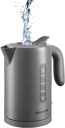 Чайник электрический Polaris PWK 1220C 1.2л. 2200Вт серый корпус: пластик