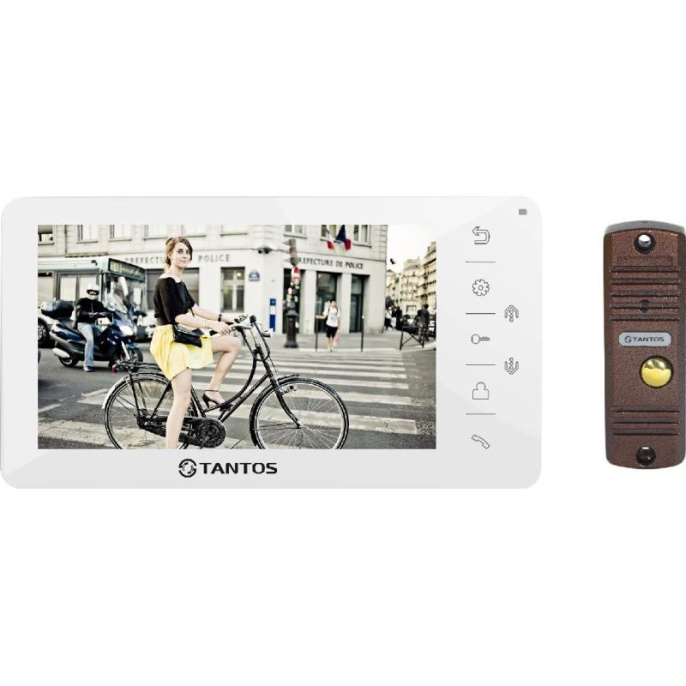 Комплект домофона Tantos Amelie kit белый