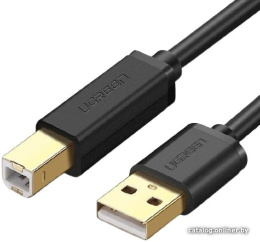 Кабель для принтера UGREEN US135 10351 USB 2.0 Am to USB-Bm Print Cable с магнитным крепежом. Длина: 3 м. Цвет: черный