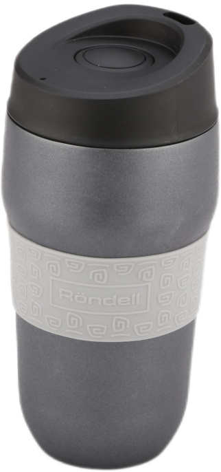 Термокружка для напитков Rondell Filigran RDS-1897 0.32л. темно-серый картонная коробка
