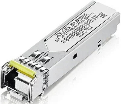 Трансивер ZYXEL SFP-BX1550-E (pack of 10 pcs), SFP transceiver WDM, single mode, SFP, LC, Tx1550 / Rx1310, 20 km